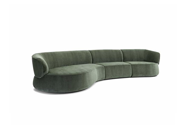 Grünes Sofa 