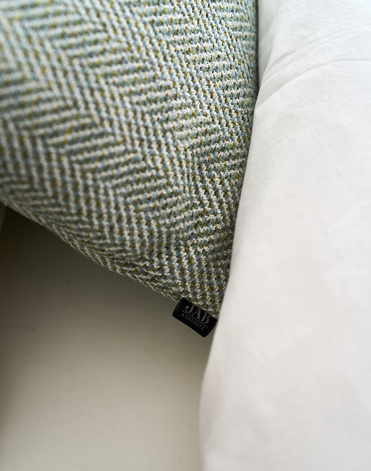 Detailaufnahme von dem Kissen auf dem Bett Heaven