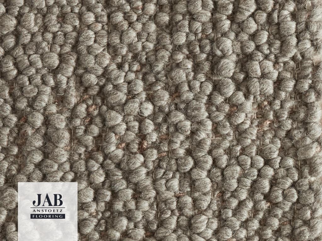 Brauner Teppich mit Struktur, Detalbild