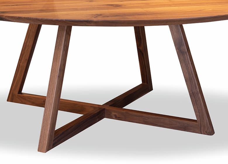 Esstisch-Untergestell aus Holz