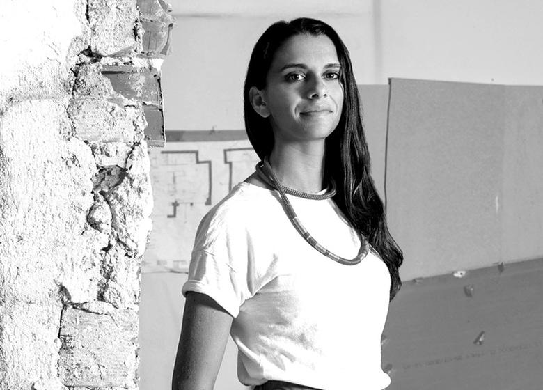 Portrait des weiblichen Möbeldesigners Claudia Campone